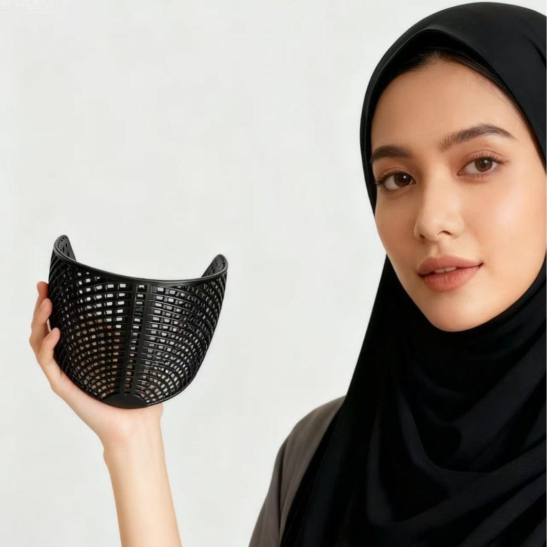 Muslim headscarf with a fixed hairband